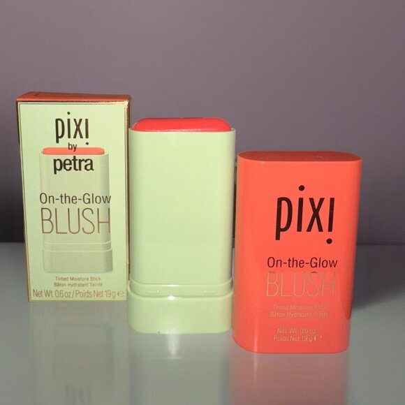 Pixi By Petra On-the-Glow Blush Stick "Juicy" Hydrating Cheek & Lip Tint - Picture 1 of 6
